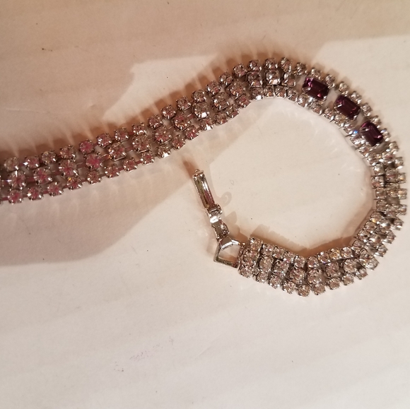 Rhinestone bracelet j379 - Picture 4 of 7